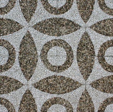 GHIAIA LAVATA DECORATA 40x40